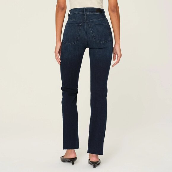 DL1961 Halle Straight High Rise Instasculpt Jeans Mediterranean 31 - Picture 2 of 16